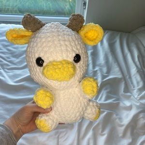 Lemon Crochet Cow